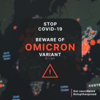 Beware Of Omicron Instagram Post