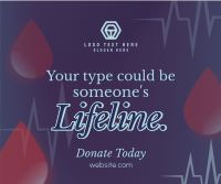 Donate Blood Campaign Facebook Post Design