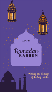 Ramadan Kareem Greetings Facebook Story Image Preview