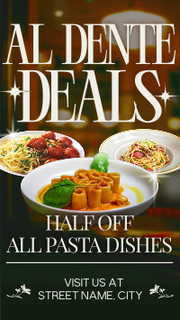 Modern Pasta Day Promo Facebook Story