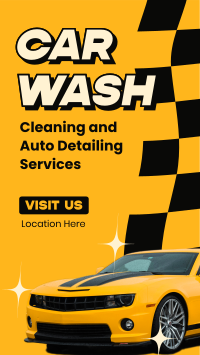 Carwash Cleaning Service Facebook Story