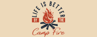 Camp Fire Facebook Cover