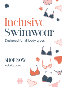 Inclusive Swimwear Poster