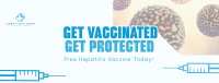 Simple Hepatitis Vaccine Awareness Facebook Cover