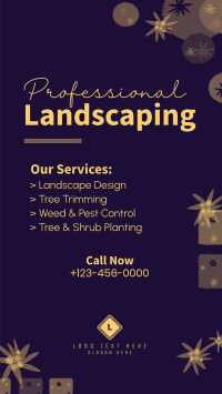 Professional Landscaping Instagram Story