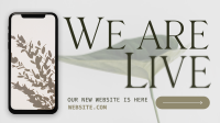 Website Launch Sophisticated Animation