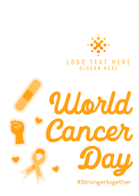 Cancer Day Stickers Poster