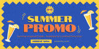 Cafe Summer Promo Twitter Post