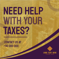 Tax Assistance Instagram Post