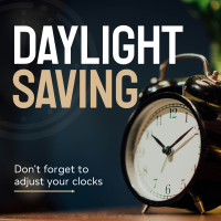 Daylight Saving Reminder Linkedin Post