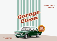 Garage Clean Postcard