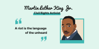 Martin Luther King Quote  Twitter Post