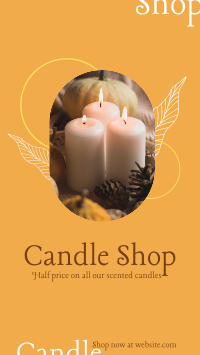 Candle Discount Instagram Story