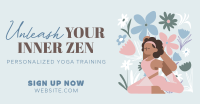 Floral Yoga Day Facebook Ad Image Preview