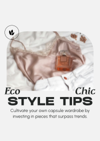 Eco Chic Tips Poster