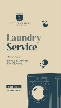 Laundry Service Facebook Story