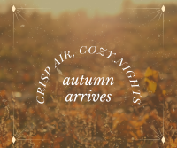 Autumn Facebook Post example 1