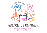 Stronger Than Cancer Postcard