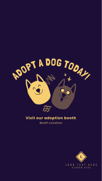 Adopt A Dog Today Instagram Story