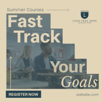 College Summer Education Instagram Post Design