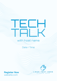 Futuristic Talk Flyer