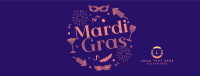 Mardi Gras Festival Facebook Cover Design