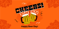 Cheery Beer Day Twitter Post