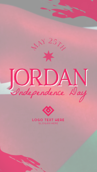 Jordan Independence Flag  Facebook Story