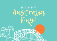 Australian Day Postcard example 4