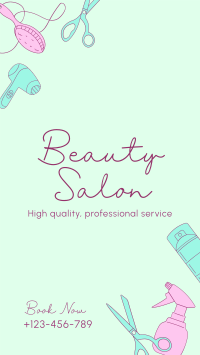 Beauty Salon Services Instagram Story