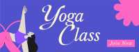 Trendy Yoga Class Facebook Cover Design