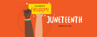 Juneteenth Signage Facebook Cover Design