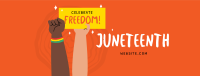 Juneteenth Signage Facebook Cover