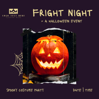 Fright Night Party Instagram Post
