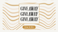 Giveaway Promo Facebook Event Cover Design