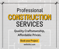 House Construction Service Facebook Post