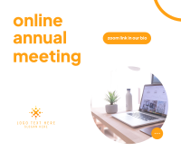 Online Annual Meeting Facebook Post