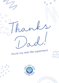 Thanks Dad Script Poster