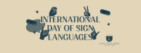 Sign Languages Day Celebration Facebook Cover