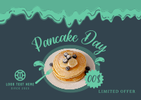 Pancake Day Promo Postcard
