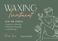 Waxing Hair Removal Postcard example 3