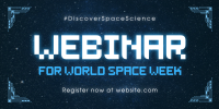 Space Week Webinars Twitter Post