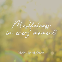 Mindfulness Quote Instagram Post