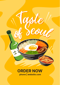 Taste of Seoul Food Poster