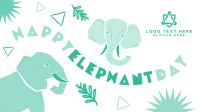 Abstract Elephant Facebook Event Cover