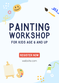 Art Class For Kids Flyer