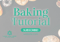 Tutorial In Baking Postcard