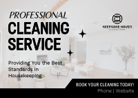 Corporate Housekeeping Service Postcard Image Preview