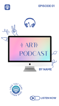 Art Podcast Episode Instagram Story