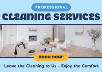 Cleaning Services Postcard